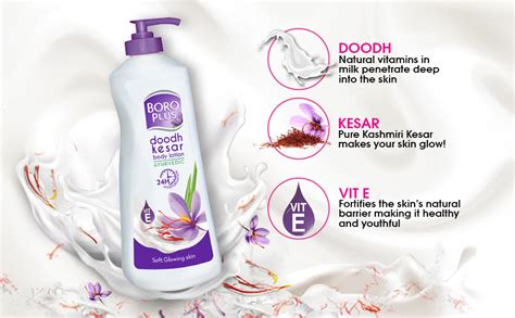 Buy BOROPLUS Doodh Kesar Body Lotion, 400ml & Antiseptic Cream For All ...