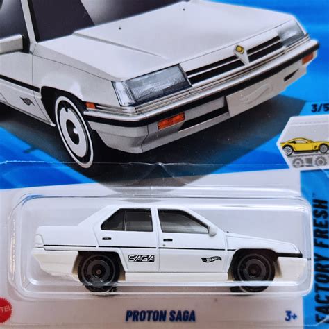 Hot Wheels Factory Fresh Proton Saga | 1 Station Hub Malaysia