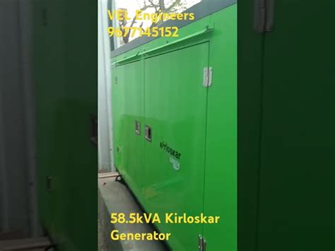 Koel Chotta Chilli Portable Diesel Generators - 15kVA Kirloskar ...