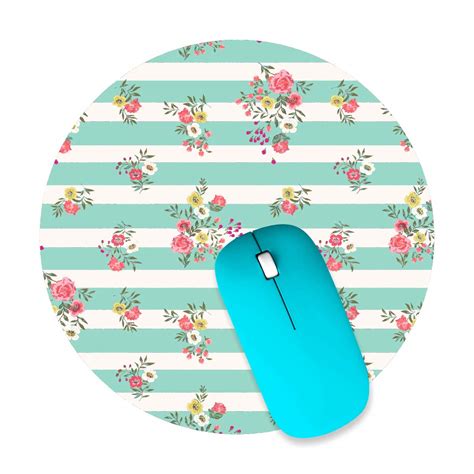 PAPER PLANE DESIGN Anti Skid Round Mouse Pad for Computer & Laptop ...