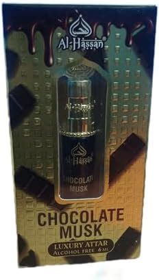Al-Hassan Chocolate Musk Luxury Attar, 6 ml, Alcohol Free : Amazon.in ...