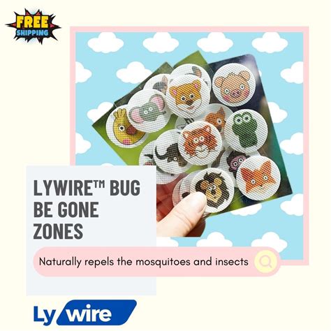 Lywire™ Bug Be Gone Zones: 36 Patches of Bite-Free Fun! – LyWire
