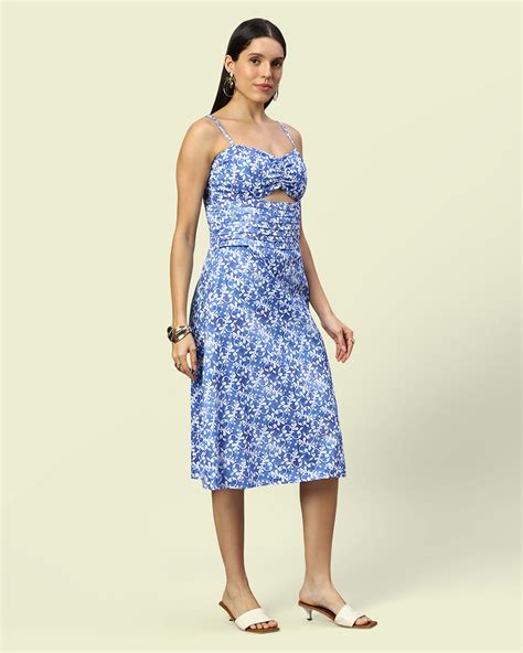 Cut-out Fitted Midi Dress| Shop Resort Wear for Women Online