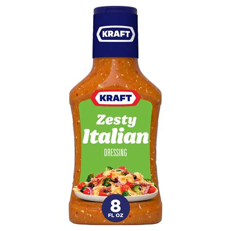 Kraft Zesty Italian Salad Dressing (8 fl oz Bottle)