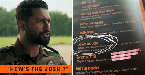 Vicky Kaushals Famous Dialogue Hows The Josh Is Now A Dish We Really ...