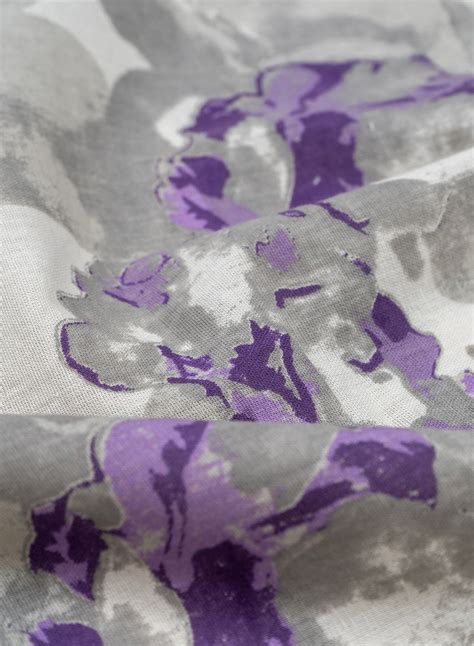 Black And White Abstract Pattern Linen Discharge Print (Cotton Flex ...