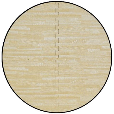 Achim 24-in W x 24-in L x 0.39-in T Interlocking Foam Gym Floor Tile ...