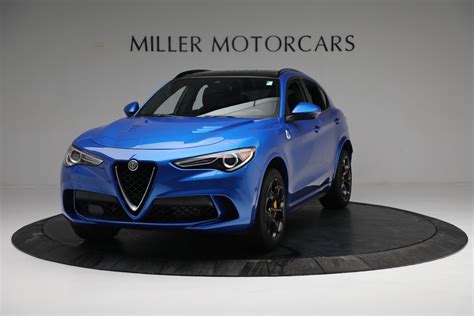 New 2019 Alfa Romeo Stelvio Quadrifoglio For Sale ($86,040) | Miller Motorcars Stock #L557