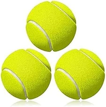 Buy Rubber Green Tennis Cricket Ball | Pack Of 3 Balls Online at Low ...