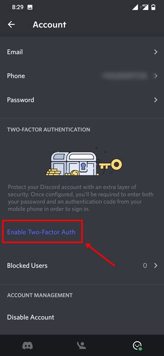 Discord Two-Factor Authentication 的图像结果
