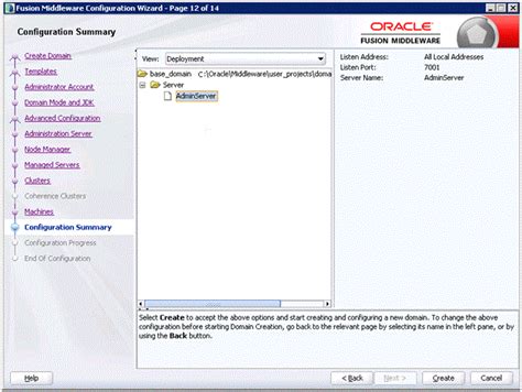 Fusion Middleware Configuration Wizard 的图像结果