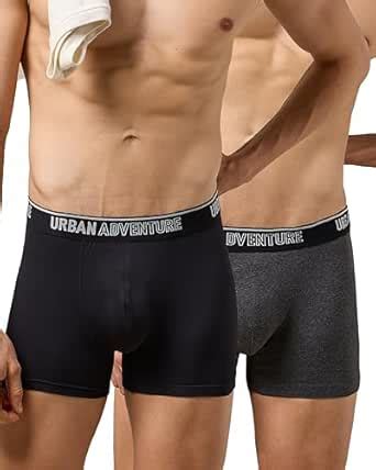 Buy URBAN ADVENTURE Anti Bacterial Premium Cotton Spandex Trunks ...