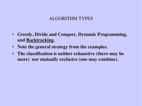 Algorithm Types 的图像结果