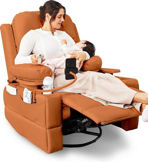 Amazon.com: MAMAZING Rocking Chair Nursery with Adjustable Armrests ...