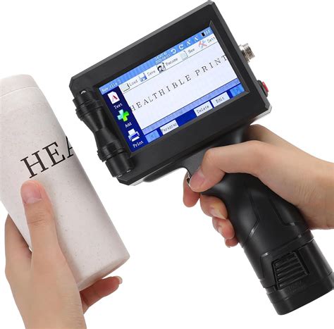 Healthible Handheld Inkjet Printer Gun with 4.3Inch Touch India | Ubuy