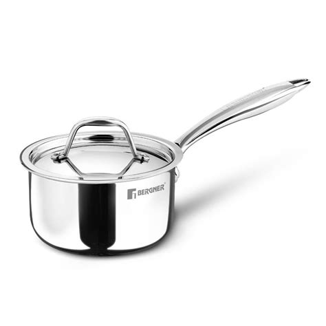 Argent Junior Chef Tri-Ply Stainless Steel 12cm (800ml) Saucepan
