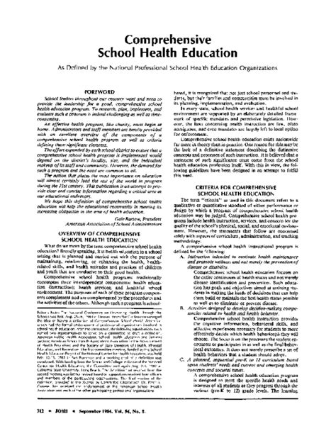 Comprehensive School Health Education Program 的图像结果