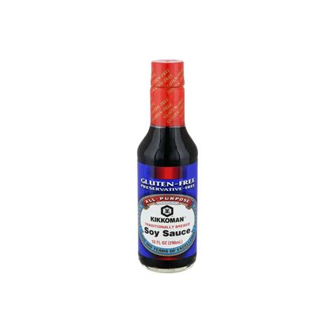 Kikkoman Traditionally Brewed Gluten Free Soy Sauce 296ml – Premium Soy ...