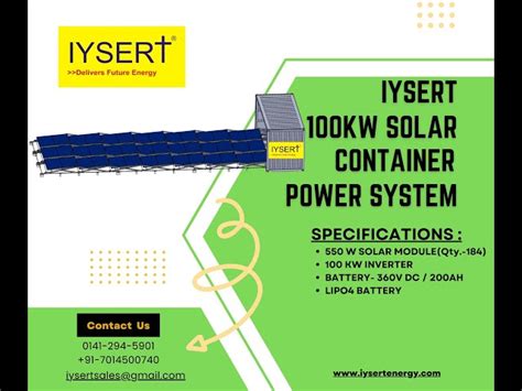 Solar Panel - Solar Container 25KW Manufacturer from Jaipur