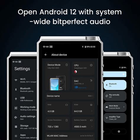 HiBy R6 III 2025 Portable Music Player HiFi Digital Audio Player ...