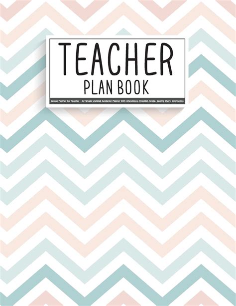 Buy Teacher Plan Book: Lesson Planner For Teacher - 52 Weeks Undated ...