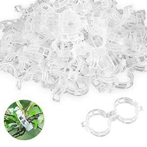 GLUN® Plant Support Garden Clips for Support, 100 Piece Pack, Durable ...