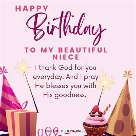 Inspirational Birthday Prayers For My Niece {Plus Images} | Think About ...