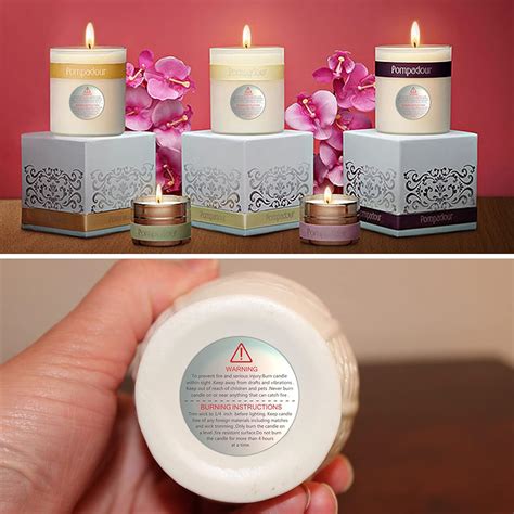 Buy 400 PCS Holographic Candle Warning Labels for Soy Wax, 1.5 Inch ...