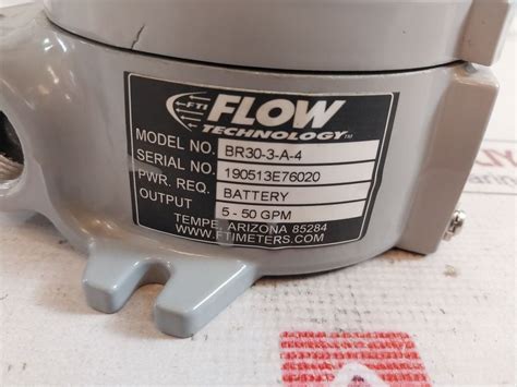 Fti Flow Technology Br30-3-a-4 Flow Meter – Aeliya Marine