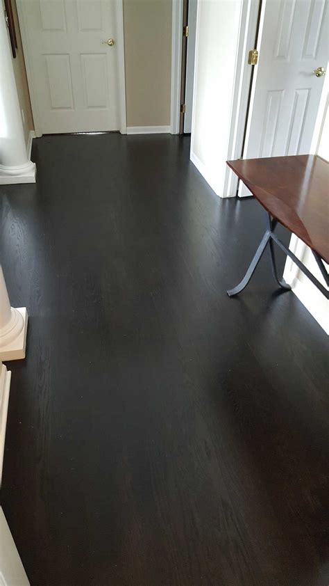 Black Stained Hardwood Floors - All You Need To Know - Flooring Designs