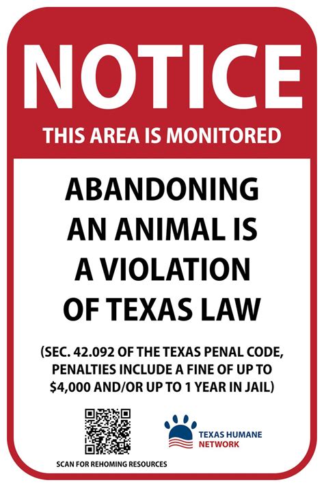 Abandoning Animals – Texas Humane Network