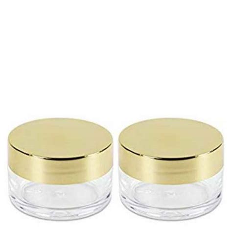 Devinez Multipurpos Round Clear Glass Cosmetic Jars,50gm with Inner Li ...