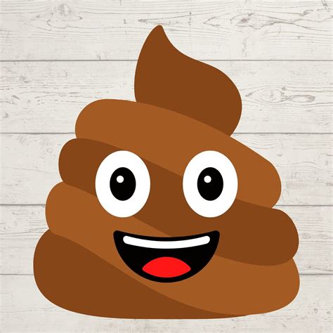 Poop Emoji Svg, Poop Svg, Poop Clip Art, Poo Emoji Clip Art, Poo Design ...