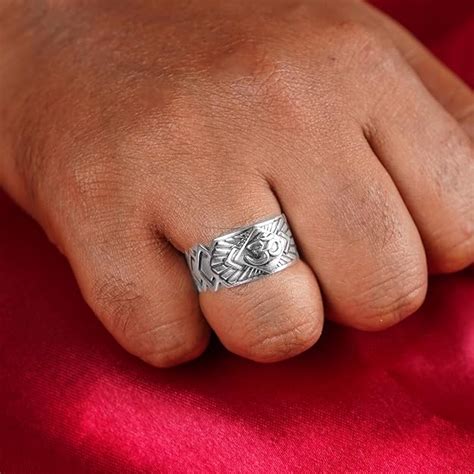 Mahadev Om Sterling Silver Wrap Ring for Men & Women – Prabhubhakti