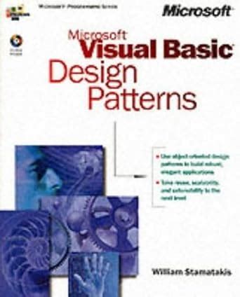 Microsoft Visual Basic Design Patterns (Microsoft Professional Series ...