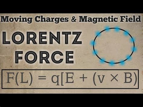 Lorentz Force Video Lecture - Crash Course for IIT JAM Physics