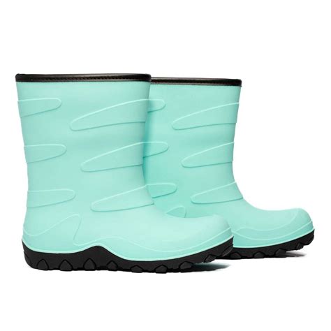 Wholesale Women's Rubber Boots in Cyan - Buy Bulk Rain Boots