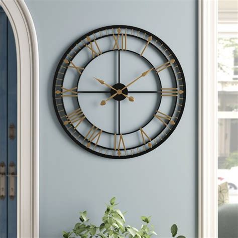 Spruce Antique Metal Wall Clock