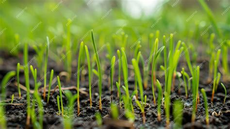 Describe the process of grass seed germination and growth What are the ...