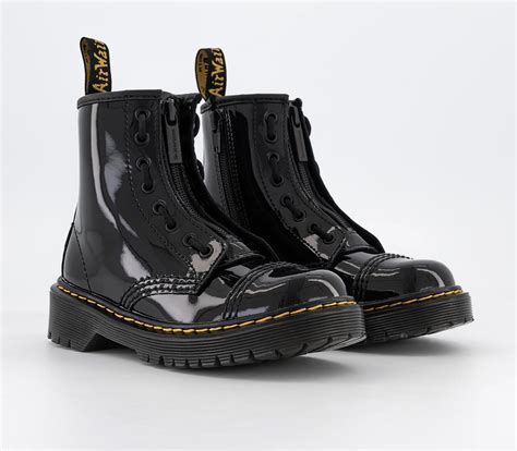 Dr. Martens Sinclair Bex Junior Boots Black Patent - Kids