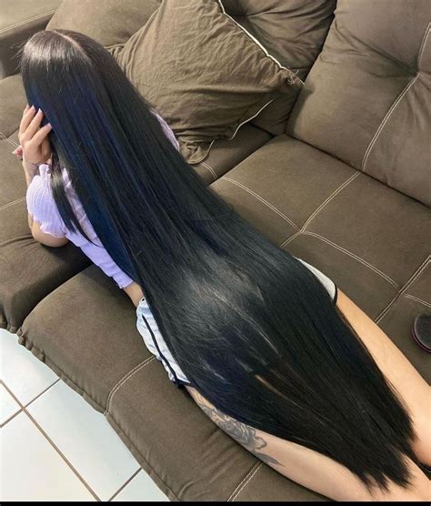 Pin de Keith em Beautiful long straight black hair | Cabelo dos sonhos ...