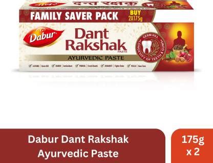 Dabur Dant Rakshak Ayurvedic Paste | Flouride Free | For Complete ...