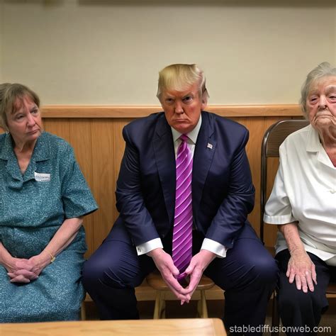 Donald Trump in a Nursing Home | Stable Diffusion Online