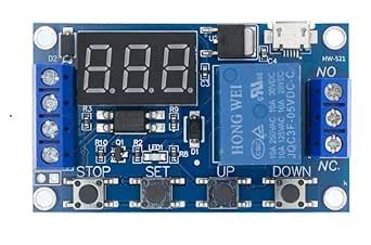 KEERTAN KALP DC 6V To 30V One Way Relay Module Delay Power Off ...