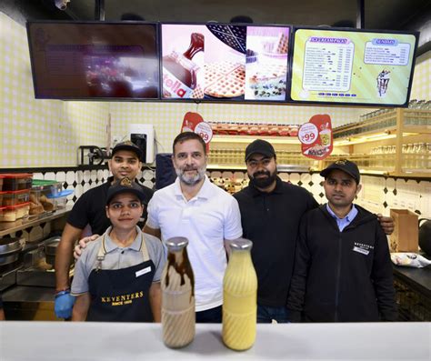 Rahul visits Keventers store, interacts with founders and makes cold coffee