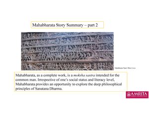 Relevance of Mahabharata - Bhagavat Gita is a part of Mahabharata which ...