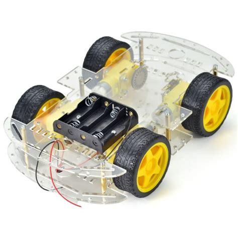 Probots Wheeled Robot Frame Kits - Motors - Robotics Buy Online India