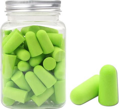 Buy Sihuuu 60 Pcs Ear Plugs, Soft Foam Sound Blocking Reduction Ear ...