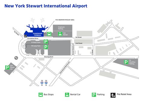 New York Stewart International Airport Terminal Map (2025) - All Maps