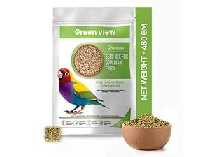 Buy Green view®|Premium|Seed Mix for Gouldian Finch|Net Weight 480 GM ...